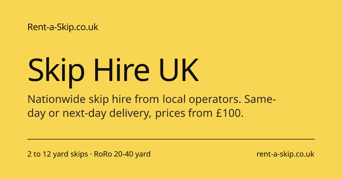 Areas we cover — UK skip hire | Rent-a-Skip